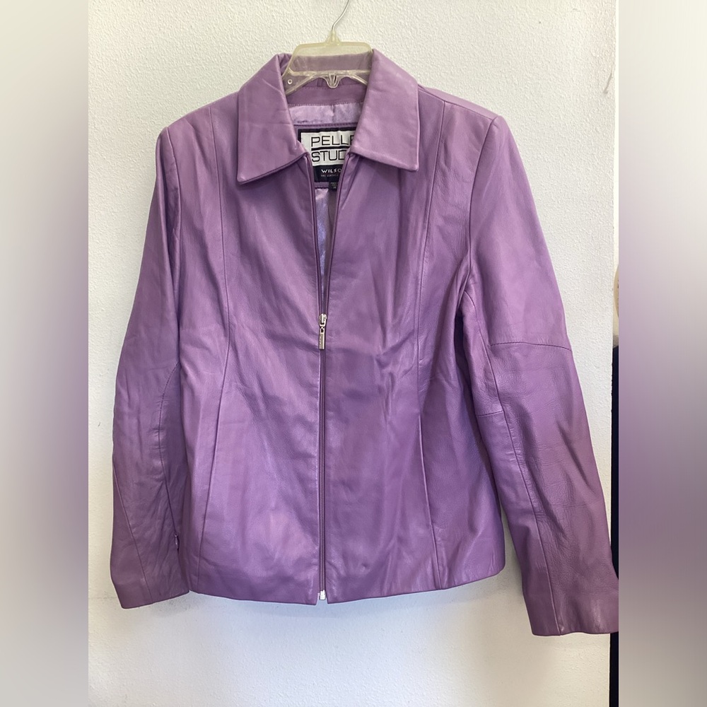 Wilson’s Leather Women’s purple Jacket